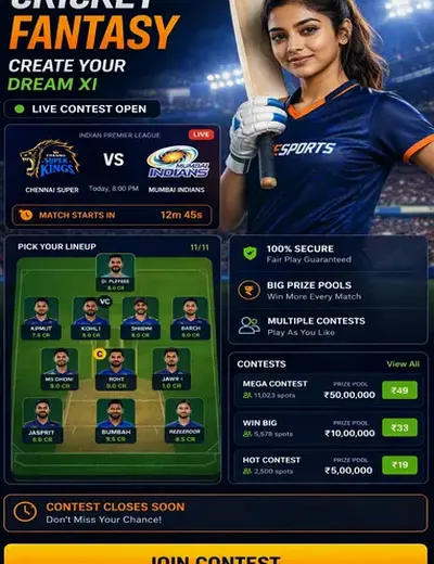 Ye88 (ye 88) fantasy cricket & matchday visual 3